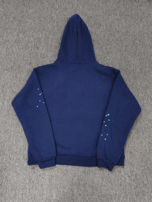 Blue/Green Sp5der Hoodie