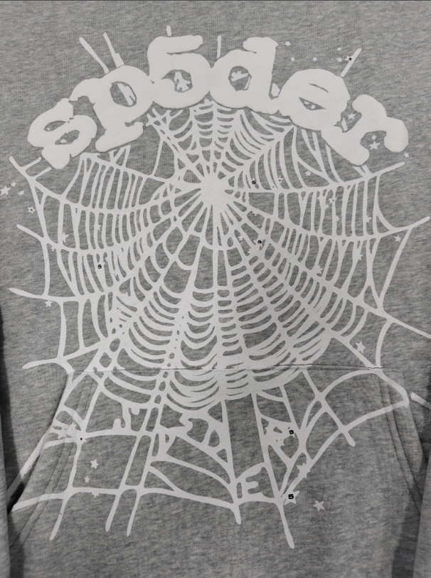 Grey Sp5der Hoodie