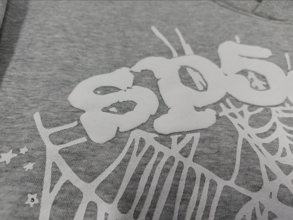 Grey Sp5der Hoodie