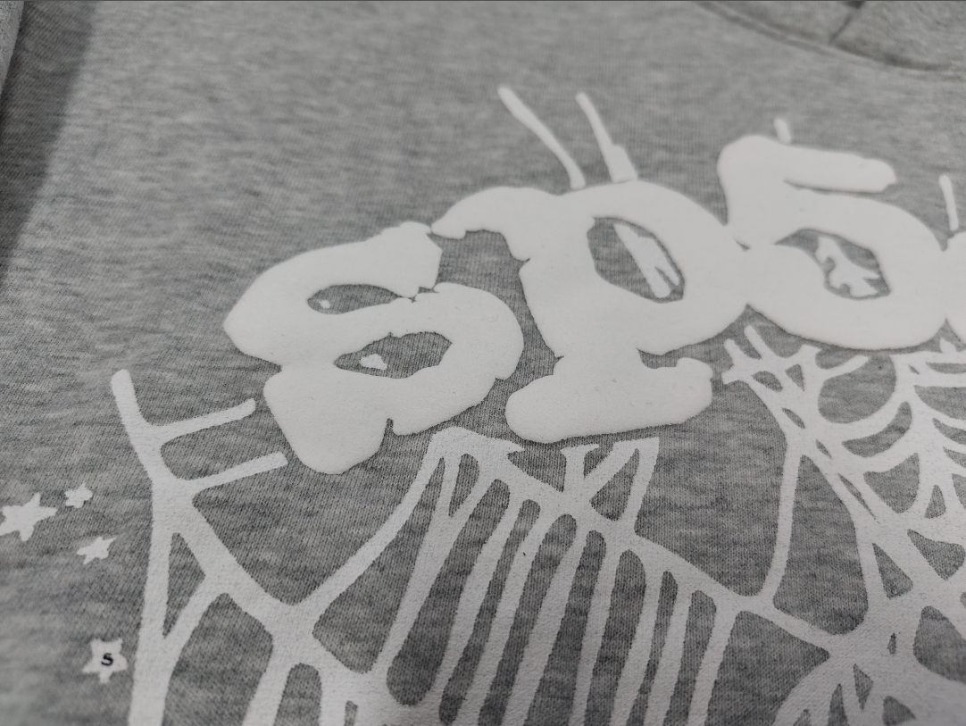Grey Sp5der Hoodie