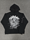 Black/White Sp5der Hoodie
