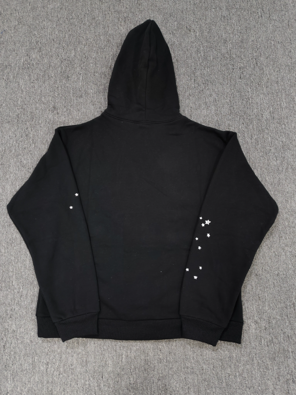 Black/White Sp5der Hoodie