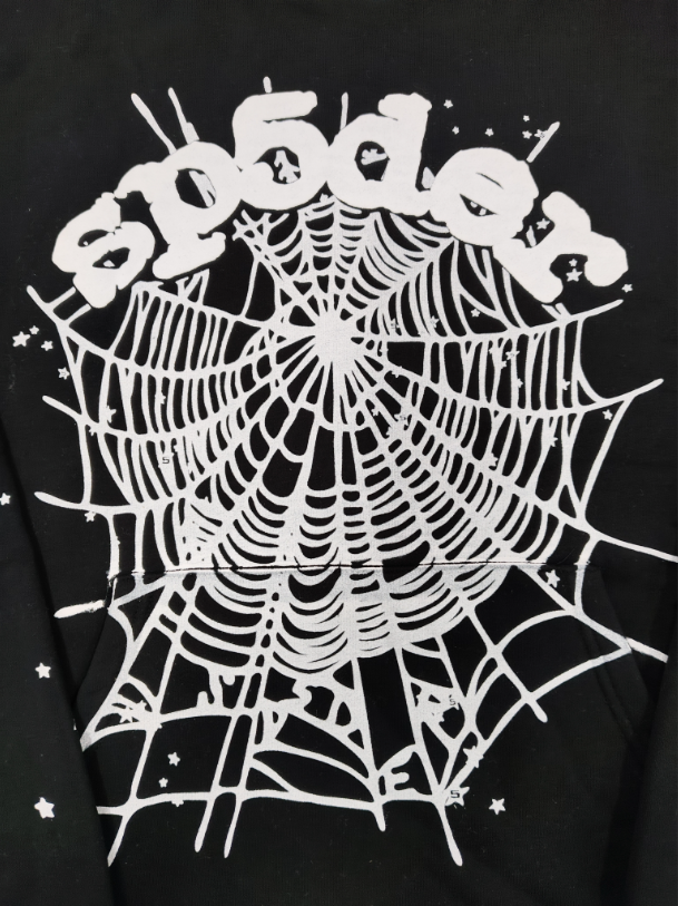 Black/White Sp5der Hoodie