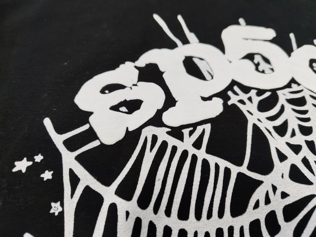 Black/White Sp5der Hoodie