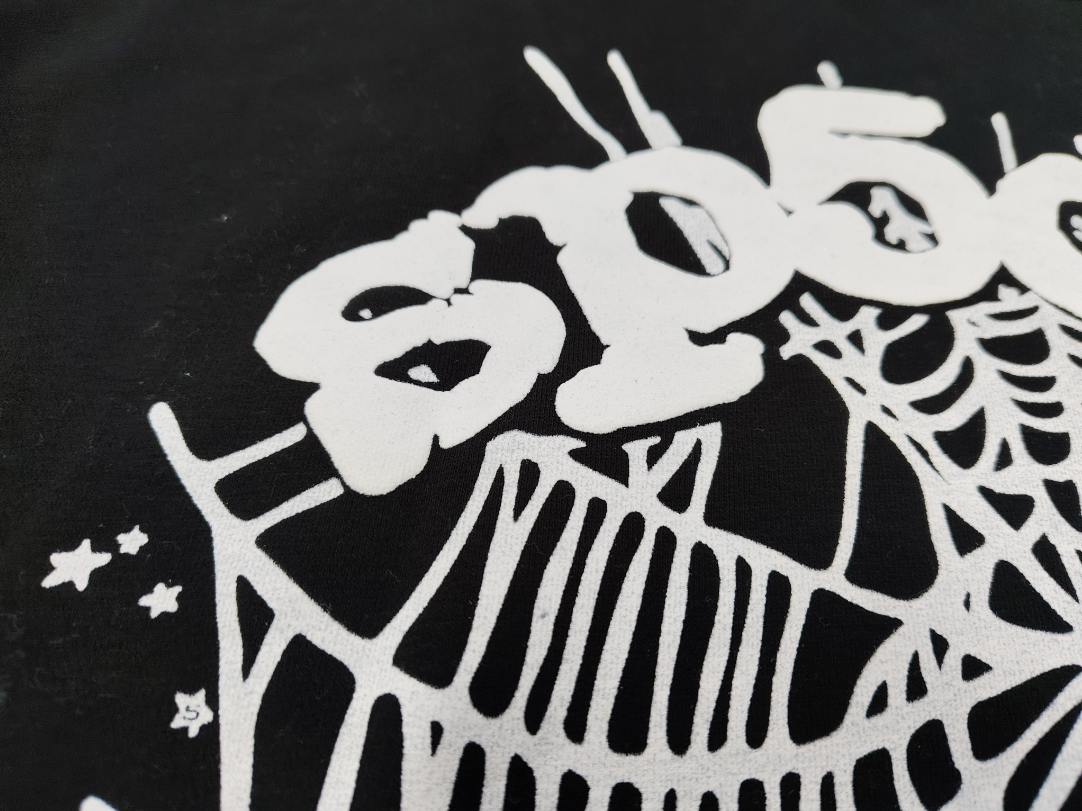 Black/White Sp5der Hoodie
