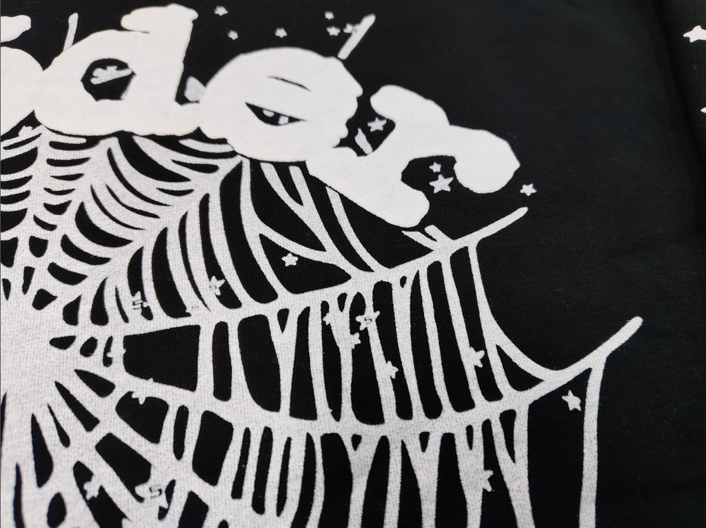 Black/White Sp5der Hoodie