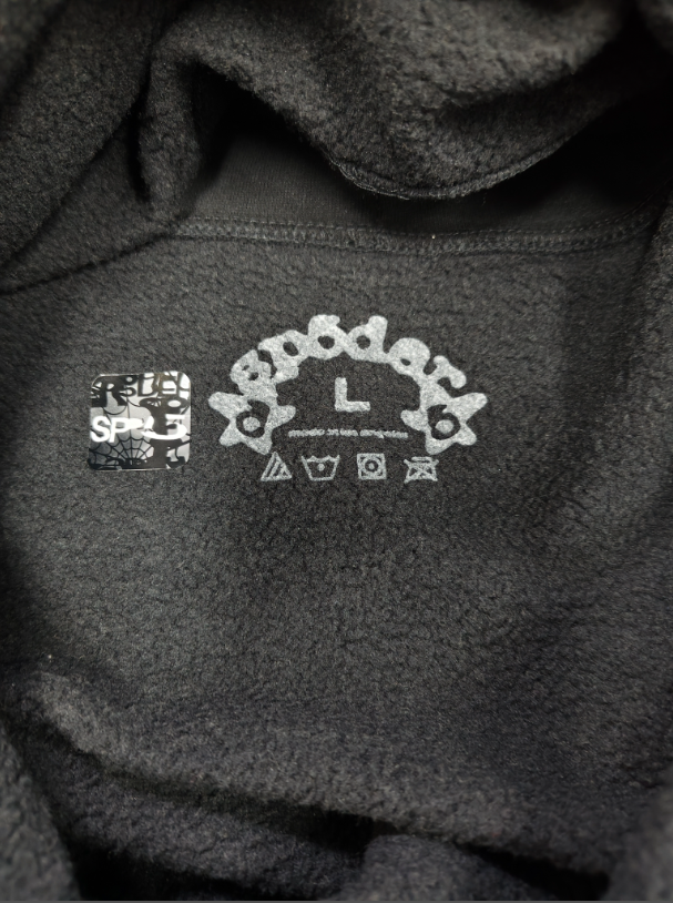 Black/White Sp5der Hoodie