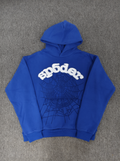 Blue/White Sp5der Hoodie
