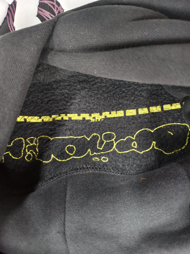 Black multicolor Sp5der Hoodie