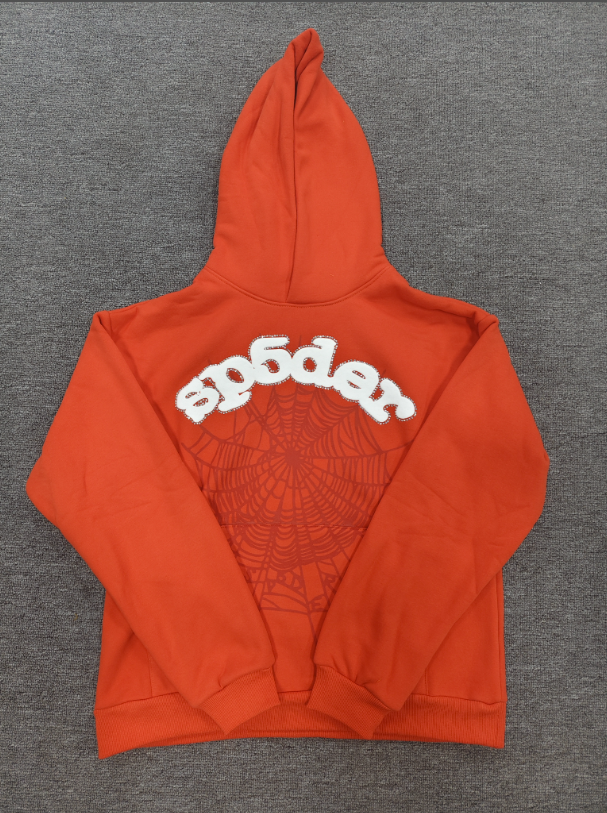 Orange Sp5der Hoodie