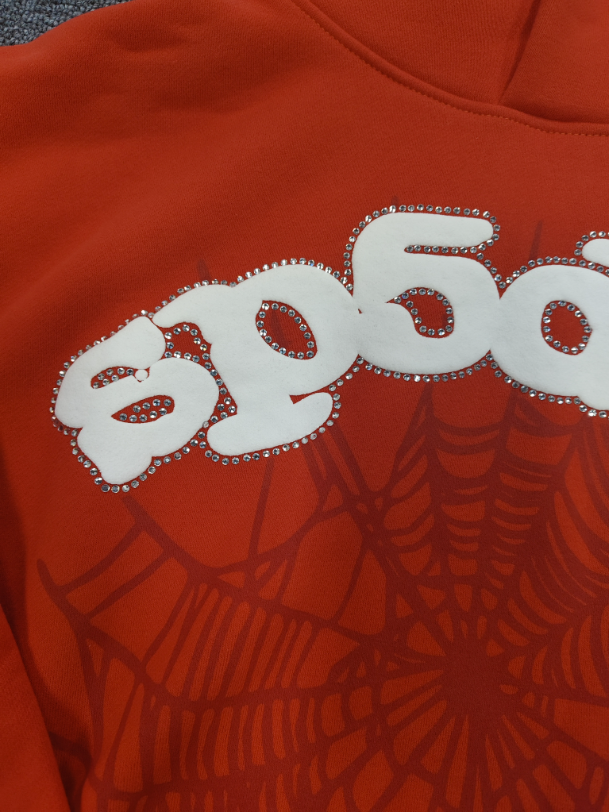 Orange Sp5der Hoodie