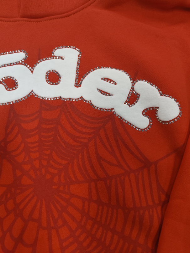 Orange Sp5der Hoodie