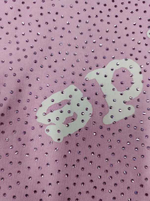 Light Pink Rhinestone Sp5der Hoodie