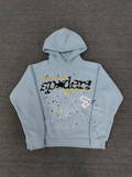 Black / Blue Go Web Sp5der Hoodie