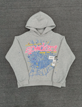 Grey Multicolor Go Web  Sp5der Hoodie