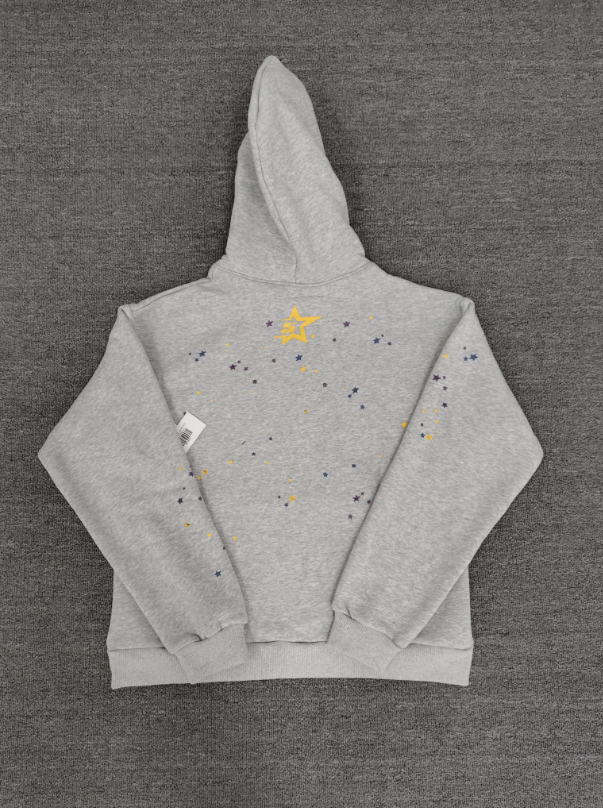 Grey Multicolor Go Web  Sp5der Hoodie