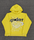 Yellow / Black Go Web Sp5der Hoodie