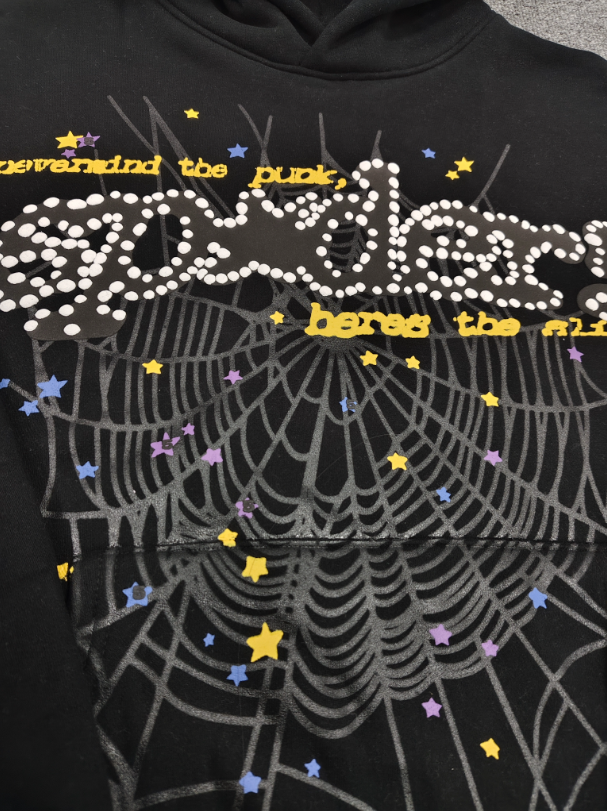 Black Go Web Sp5der Hoodie