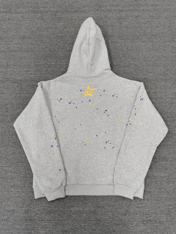 Grey / Black Go Web Sp5der Hoodie