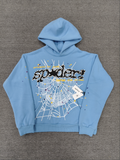 Blue / Black Go Web Sp5der Hoodie
