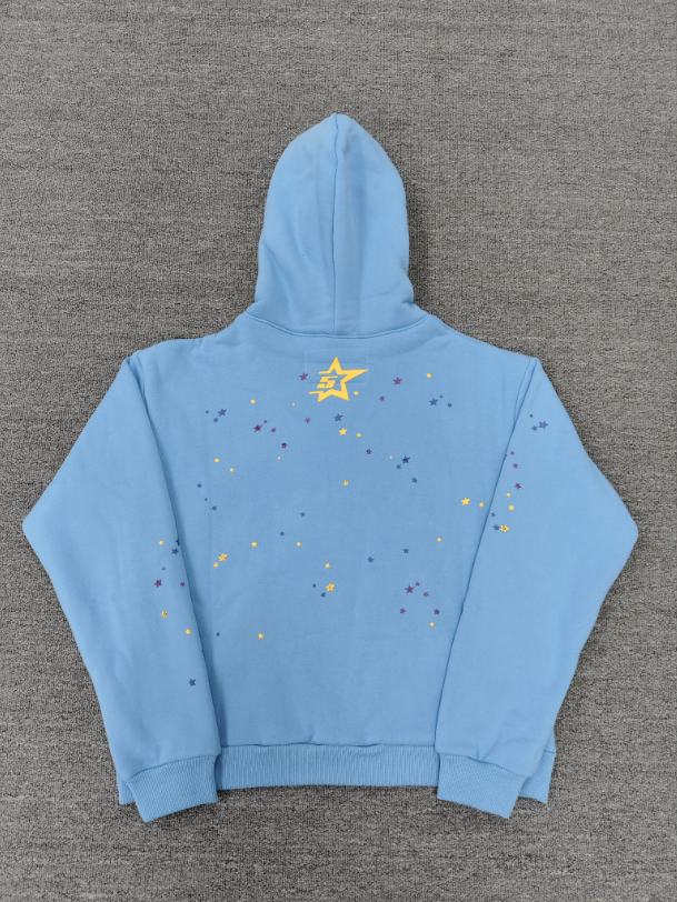 Blue / Black Go Web Sp5der Hoodie