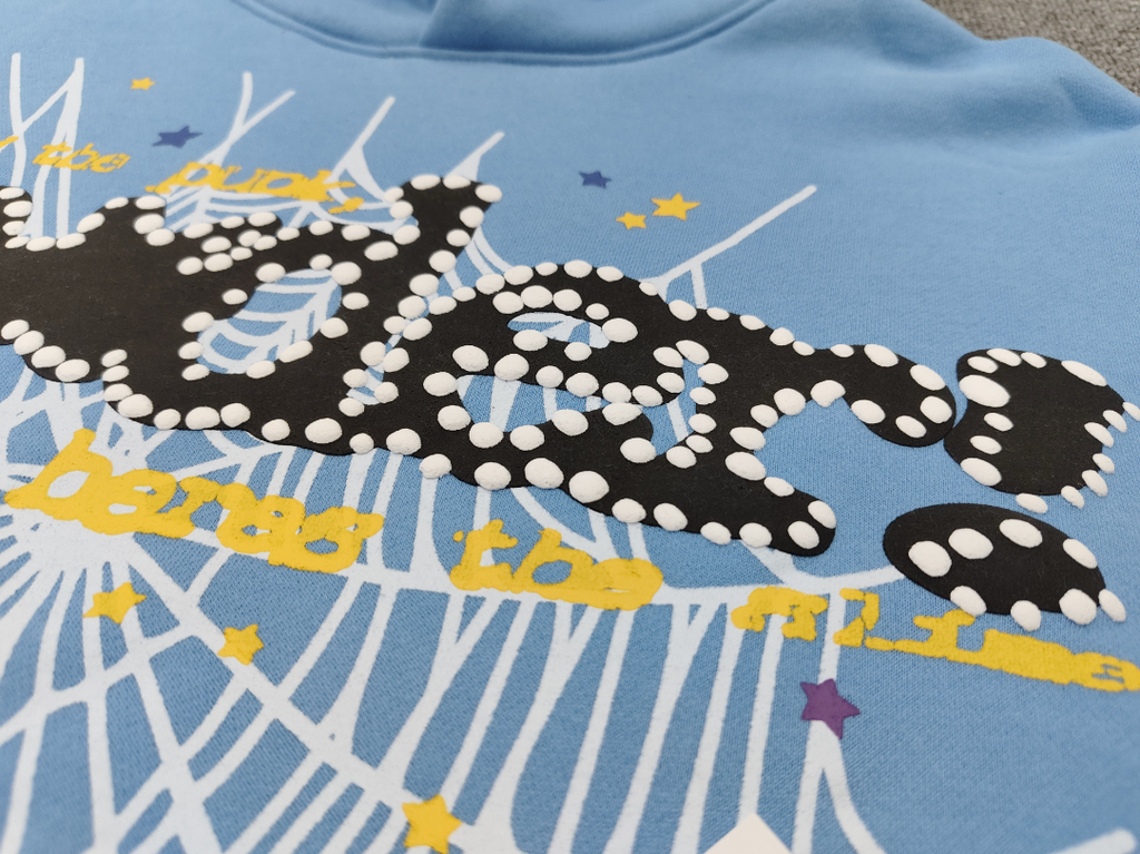 Blue / Black Go Web Sp5der Hoodie