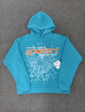 Blue / Orange Go Web Sp5der Hoodie