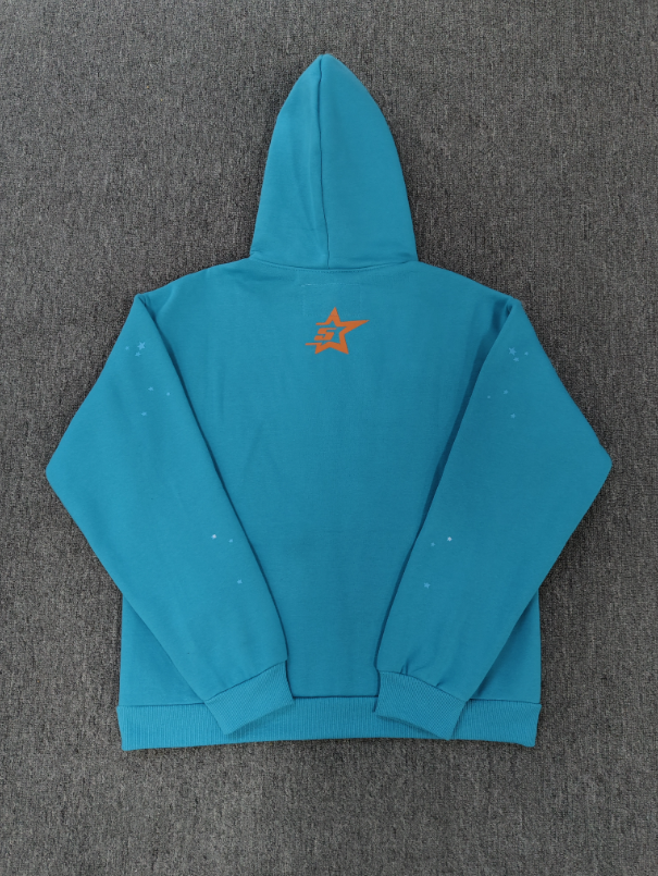 Blue / Orange Go Web Sp5der Hoodie