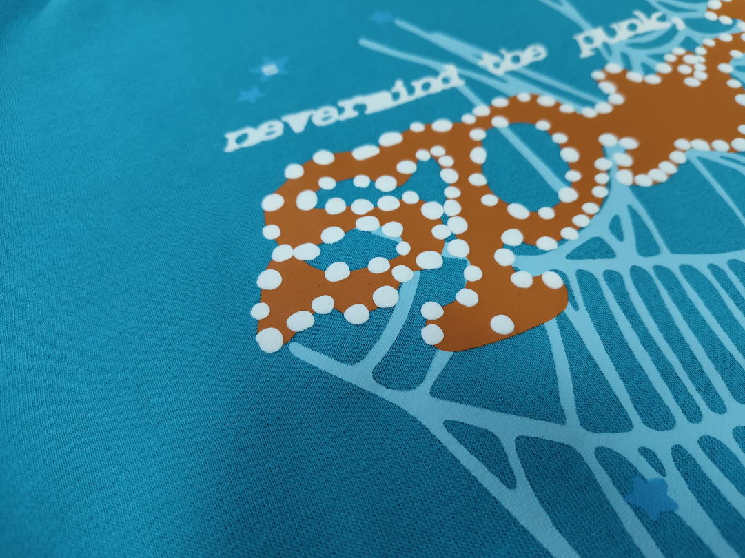 Blue / Orange Go Web Sp5der Hoodie