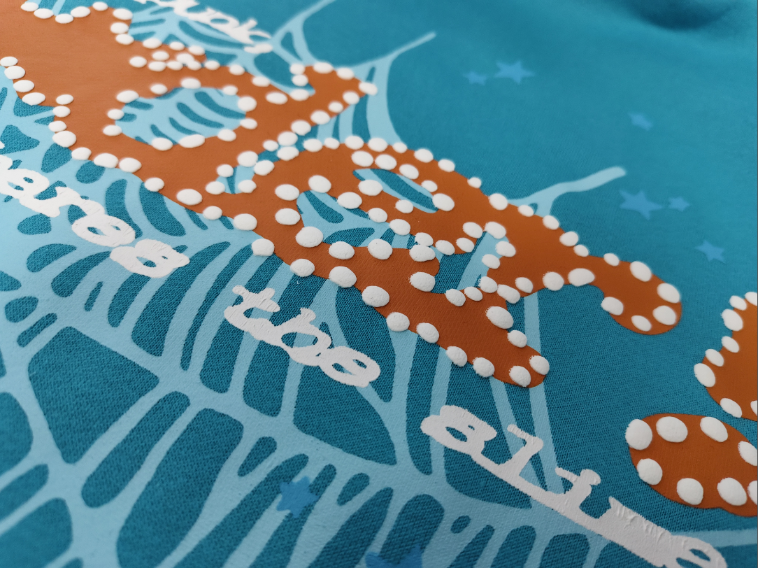 Blue / Orange Go Web Sp5der Hoodie