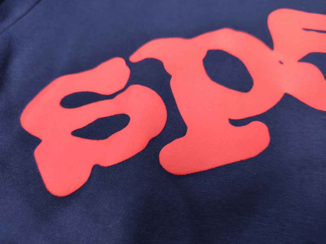 Blue / Red Pink Star Sp5der Hoodie