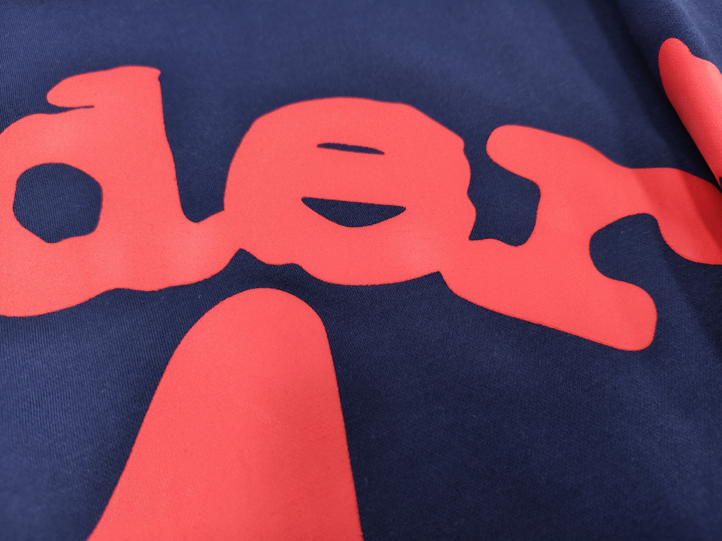 Blue / Red Pink Star Sp5der Hoodie