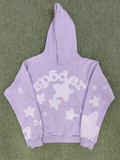 Light Purple Star Sp5der Hoodie