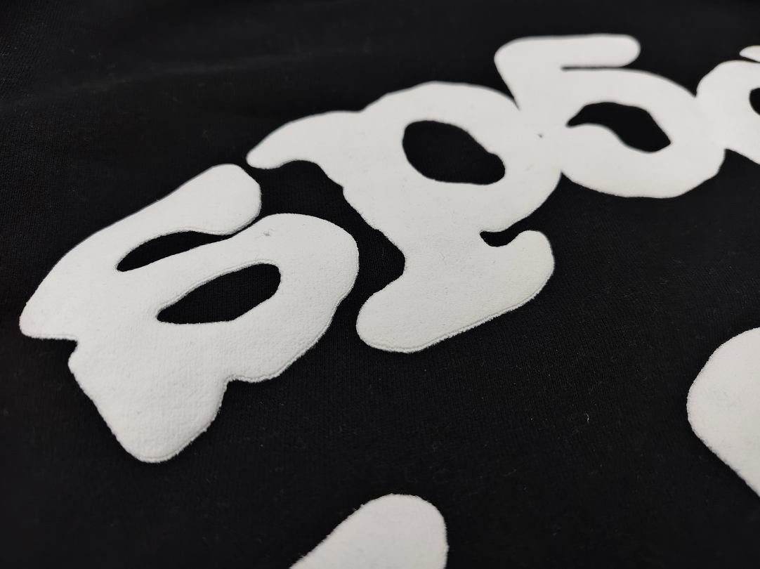 Black / White Star Sp5der Hoodie