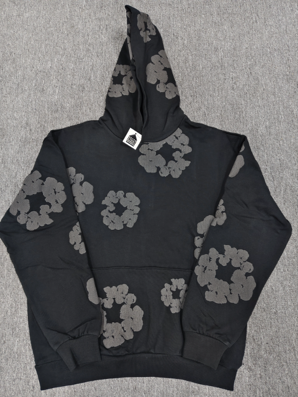 Black / Grey Denim Tears Hoodie
