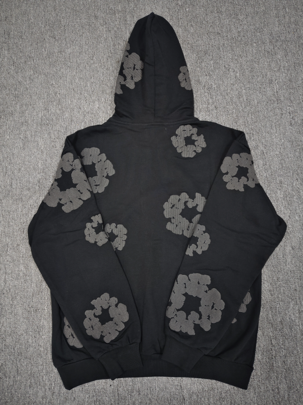 Black / Grey Denim Tears Hoodie