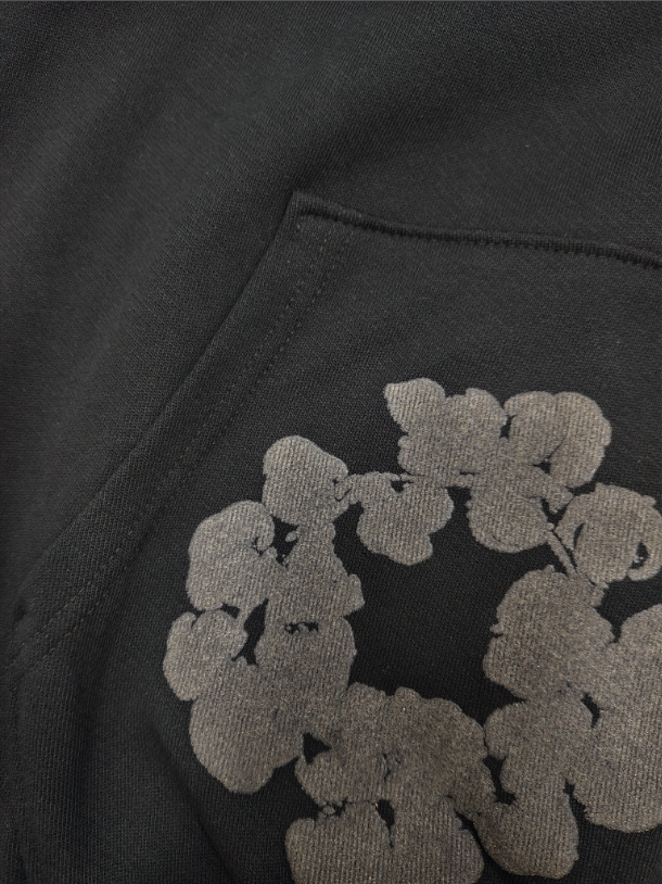 Black / Grey Denim Tears Hoodie