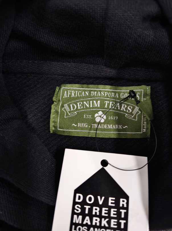 Black / Grey Denim Tears Hoodie
