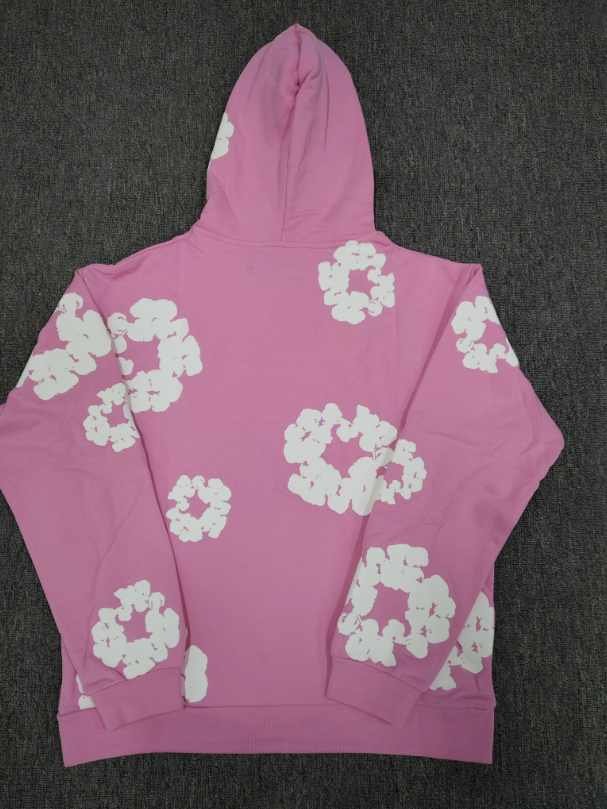Pink / White Denim Tears Hoodie