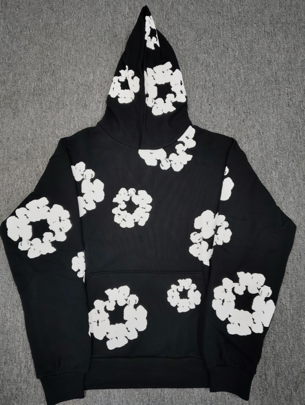 Black / White Denim Tears Hoodie
