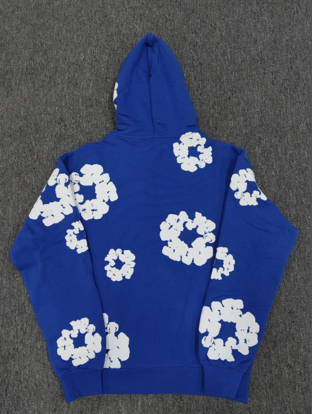 Blue / White Denim Tears Hoodie