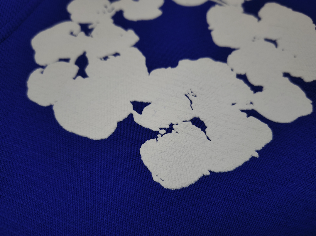 Blue / White Denim Tears Hoodie