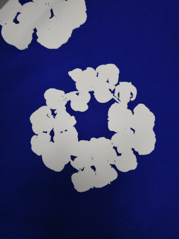 Blue / White Denim Tears Hoodie