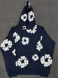 Dark Blue / White Denim Tears Hoodie