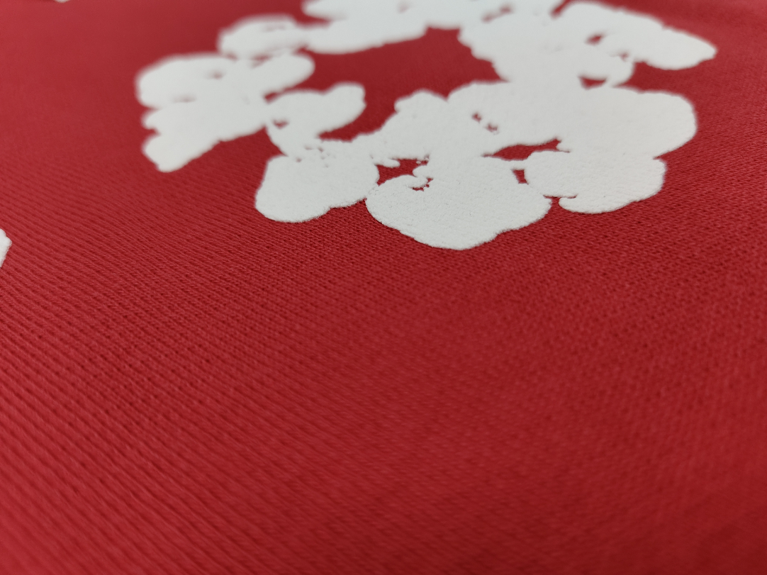 Red / White Denim Tears Hoodie