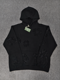 Black / Black Crystals Denim Tears Hoodie