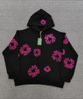 Black / Pink Crystals Denim Tears Hoodie