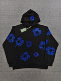Black / Blue Denim Tears Hoodie