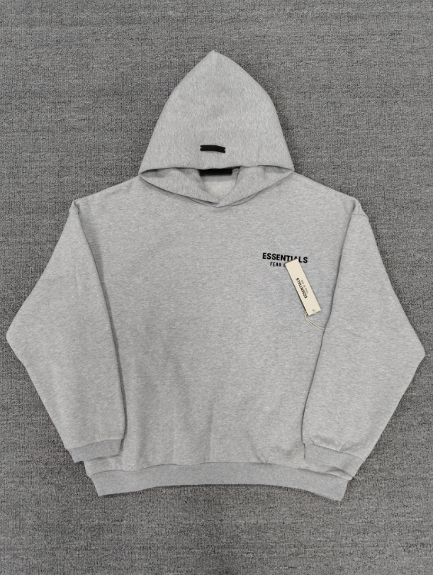Grey Essentials Hoodie