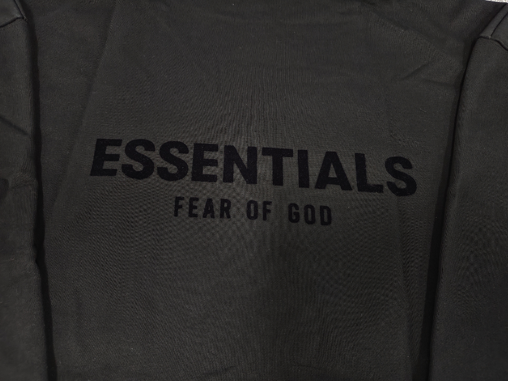 Black Essentials Hoodie